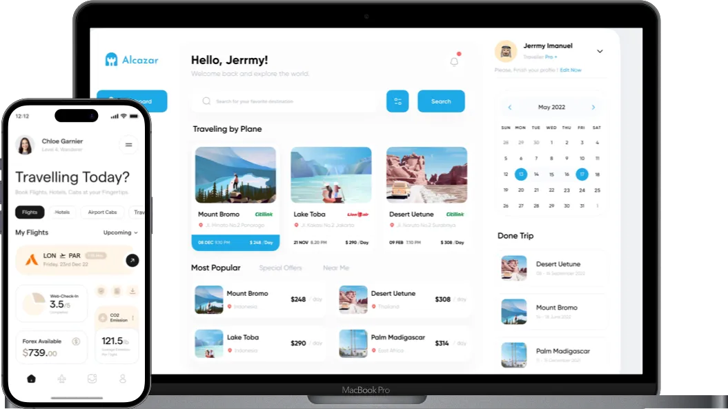 Travel hospitality app solutions - booking portal, hotel CRM, travel agent software