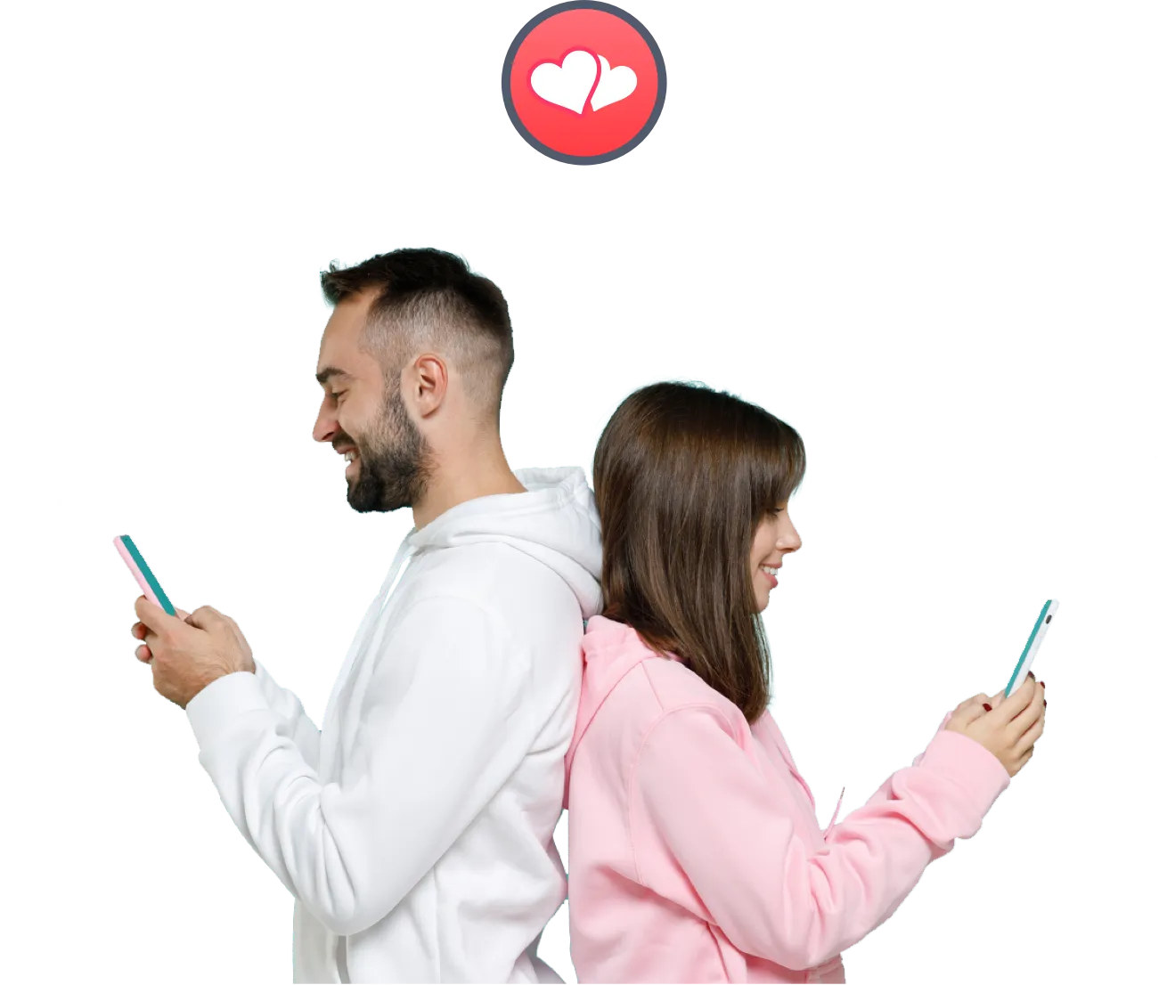 Dating app real-time chat feature — messaging, reactions, and connection UI
