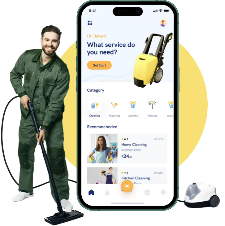 On-demand home services app like TaskRabbit — booking platform for handyman, cleaning, and home repair services