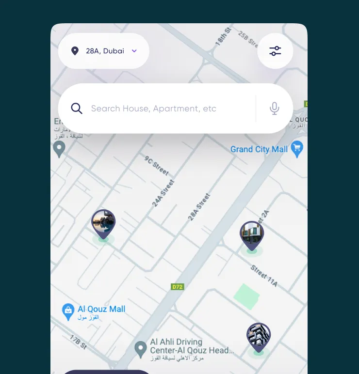 Interactive maps feature