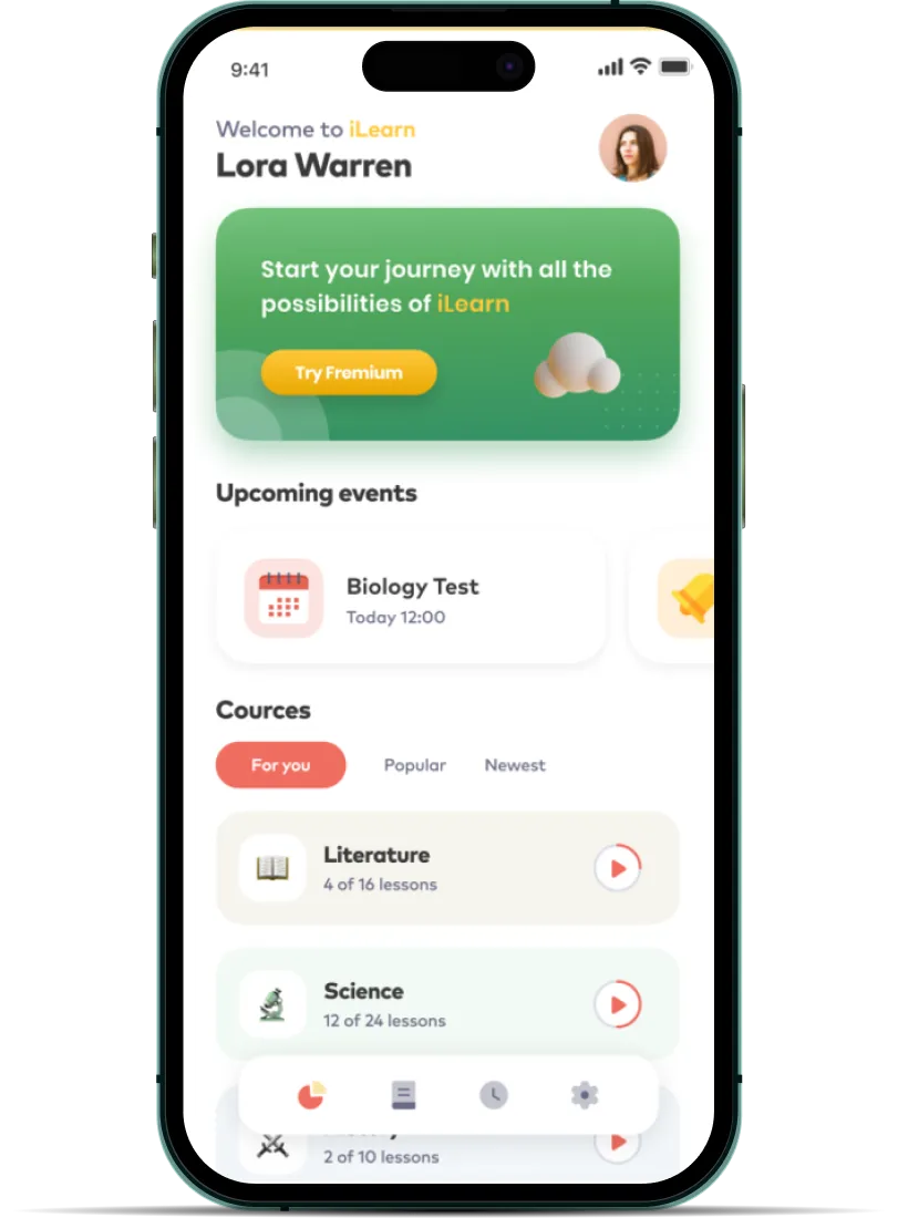 Kids learning and education mobile app