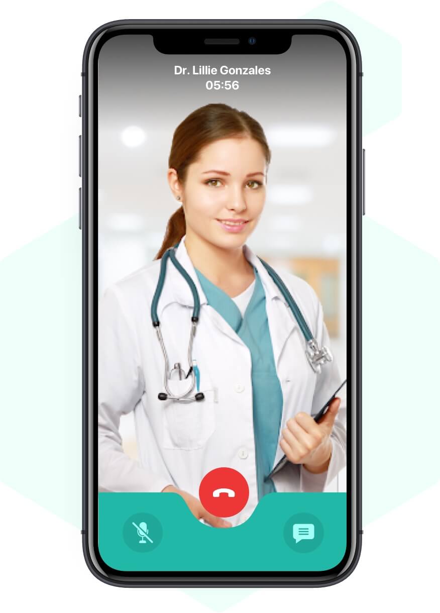 Voice consultation doctor app